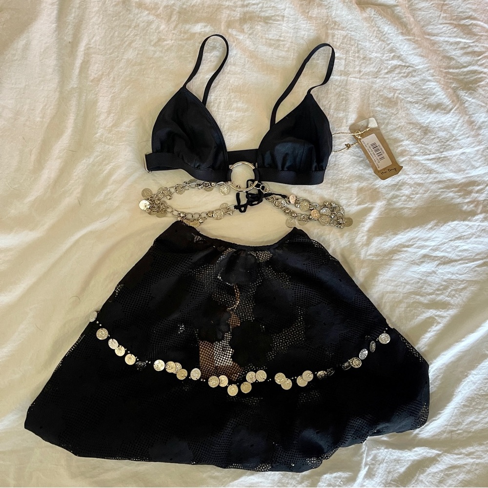 NWT Her Pony The Label Black Festival Set